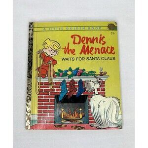 A Little Golden Book: Dennis the Menace Waits For Santa Claus 1961